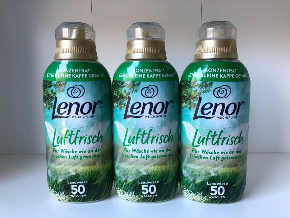 Lenor Landwiese 50 prań koncentrat do płukania łąka z Niemiec 3 sztuki