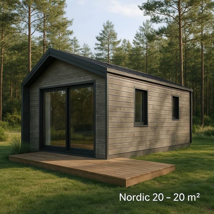 Domki modułowe 12.5m² – 35m² | Cała Polska | Transport + montaż