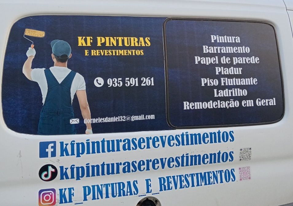 Trabalho com pintura e barramento