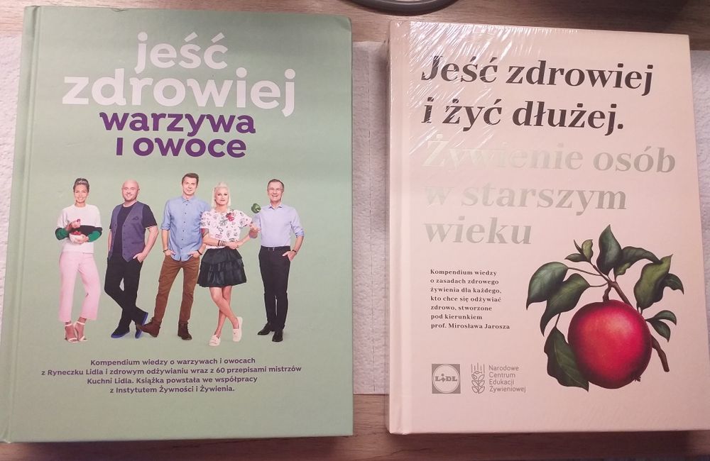 2 książki Jeść zdrowiej żyć dłużej
