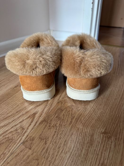 Buty skórzane w stylu ugg