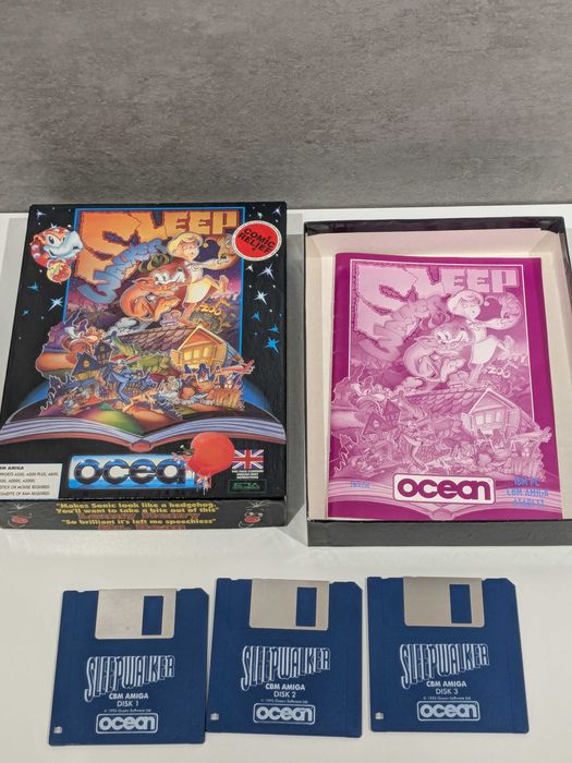 Sleepwalker gra Amiga BIG BOX Eng z 1993 r.