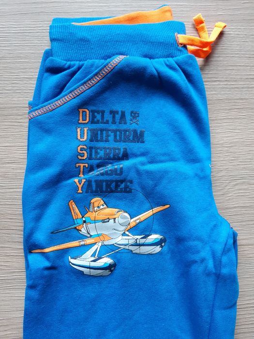 Ocieplane spodnie dresowe 134