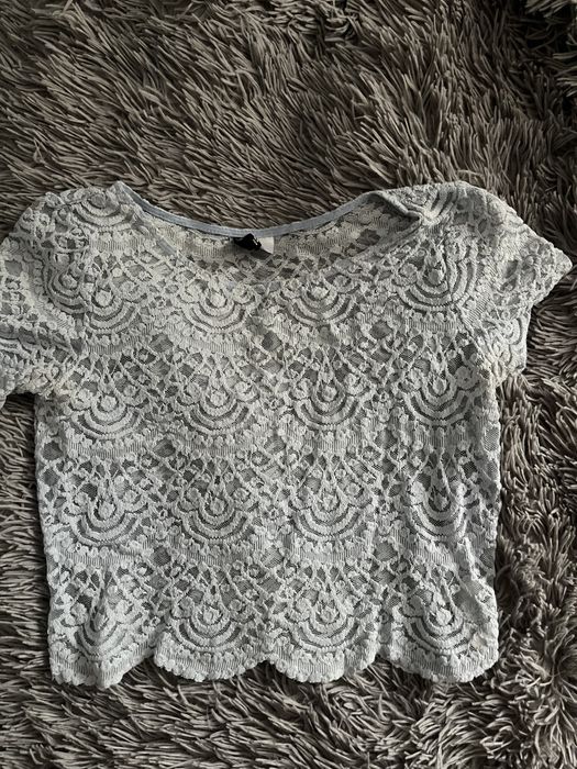 Koronkowy Top h&m