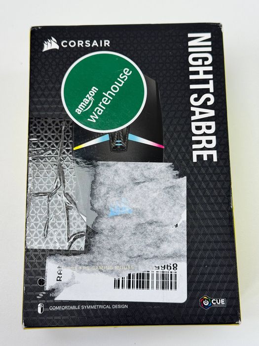 Бездротова миша Corsair NIGHTSABRE WIRELESS RGB Black (CH-931B011-EU)