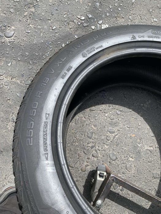 Шини 255/50 R19 пара Uniroyal зима 7мм