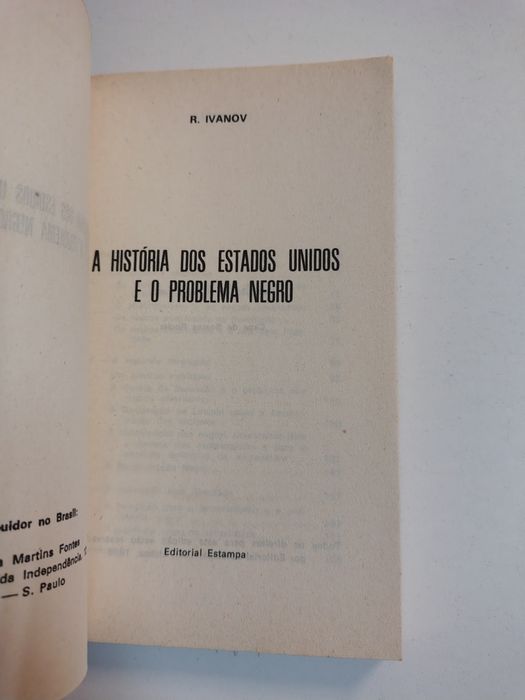 A história dos Estados Unidos e o problema negro, de P. Ivanov