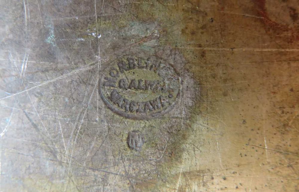 Поднос NORBLIN & Co GALW, WARSZAWA, Польша, антиквариат XIX века