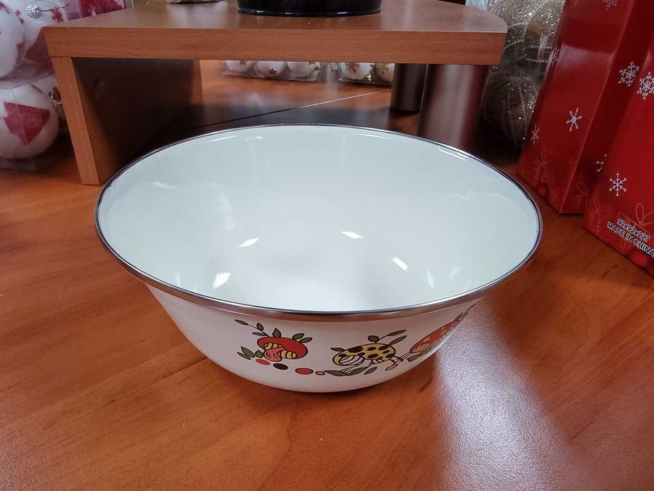 miska kuchenna misa półmiska EMALIOWANA miski emaliowane kuchenne