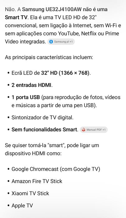 TV LCD Samsung 32'