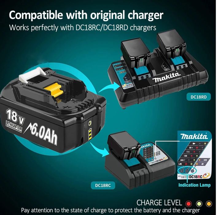 Baterias 6,0Ah para MAKITA. 18V. NOVAS!