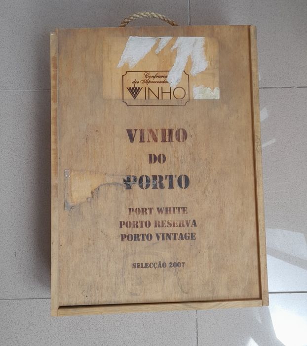 Caixas madeira p/vinhos