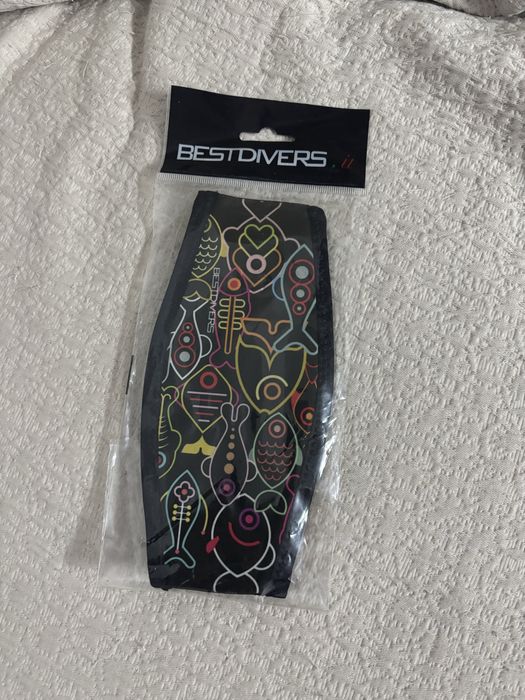 Capa neoprene para máscara de mergulho BestDivers Pesciolini Novo