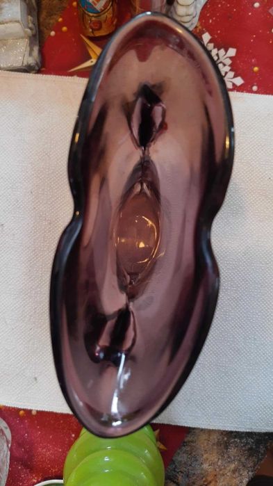 Płetwa rekina wazon Huta Szkła Tarnowiec