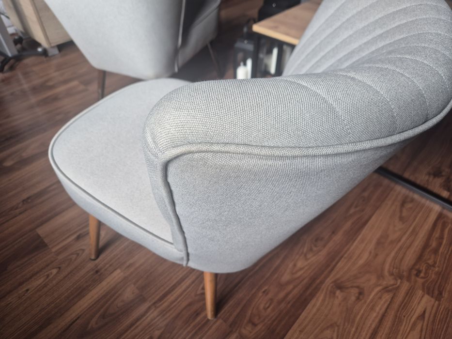 Fotel tapicerowany PRL