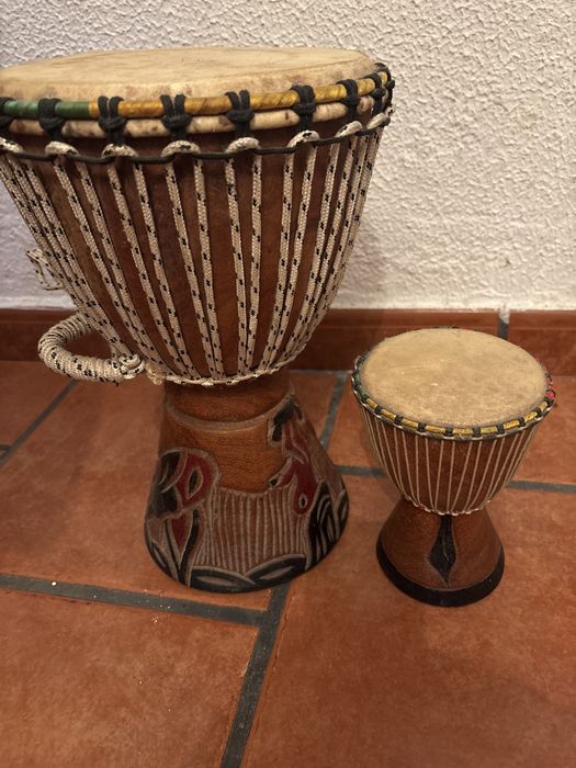 2 Jambés  Africanos antigos impecaveis