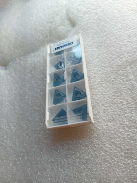 Caixa de 10 pastilhas p/torno e fresadora, ref. TCMT16
