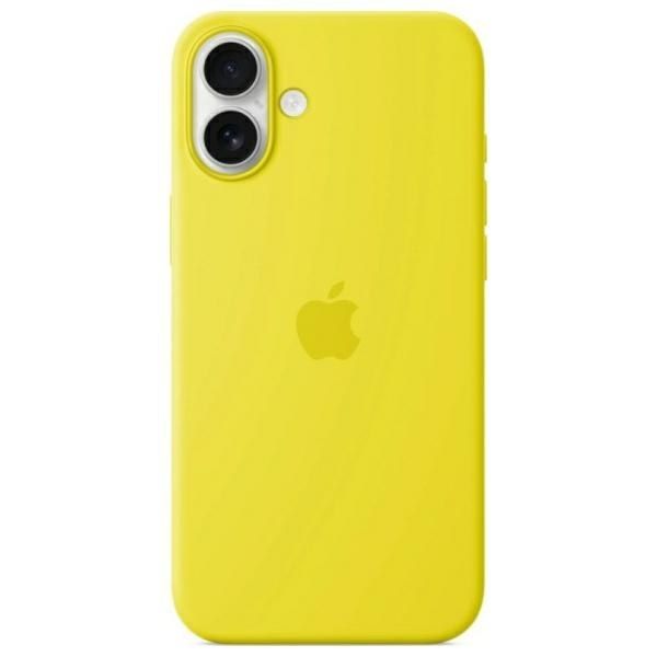 Etui Apple MYYG3ZM/A iPhone 16 Plus 6.7" MagSafe żółty/star fruit Silicone Case