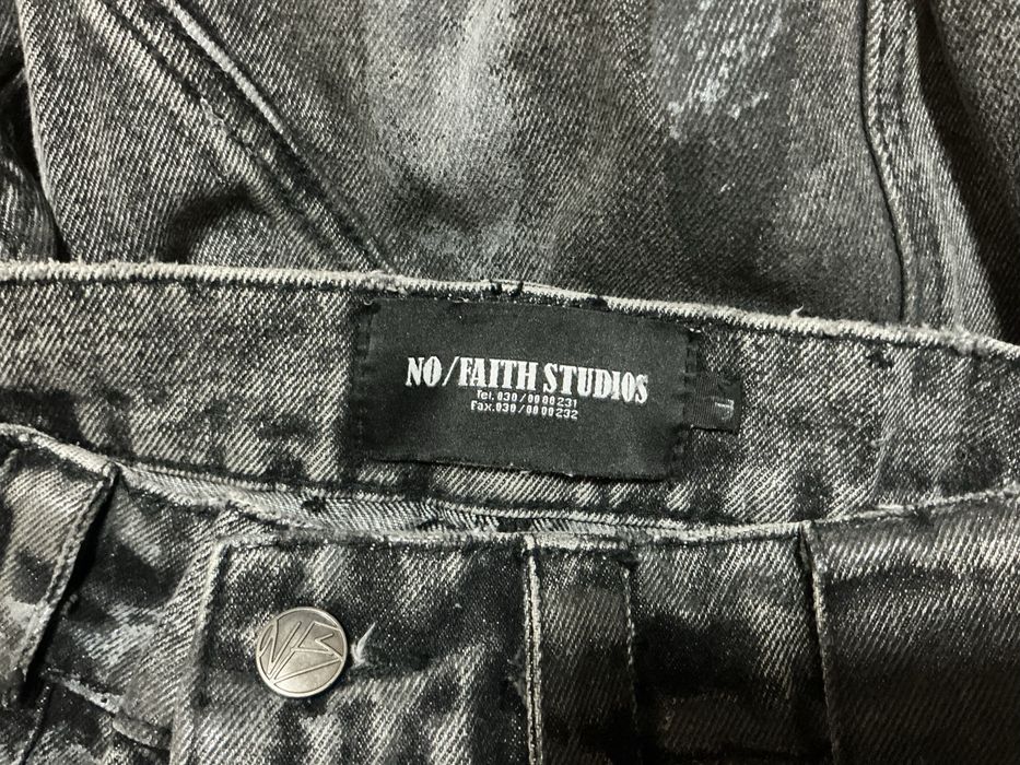Джинси No/Faith Studios BLACK ARTISANAL DUNE DENIM | нфс nfs