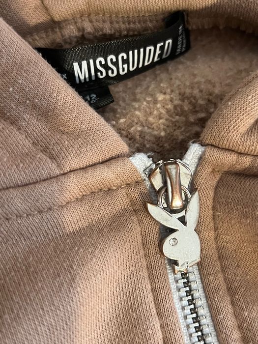 Zip Hoodie Play Boy x Missuided Зіп худі Плей бой Худак зипка