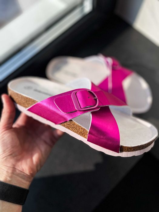 Graceland жіночі Німецькі шльопки, сандалі 38 розмір пробкова підошва