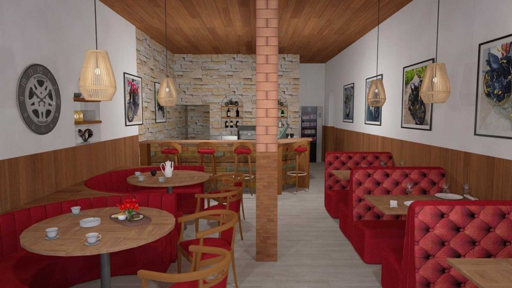 Sofás  Bar  Restauração e Hotelaria