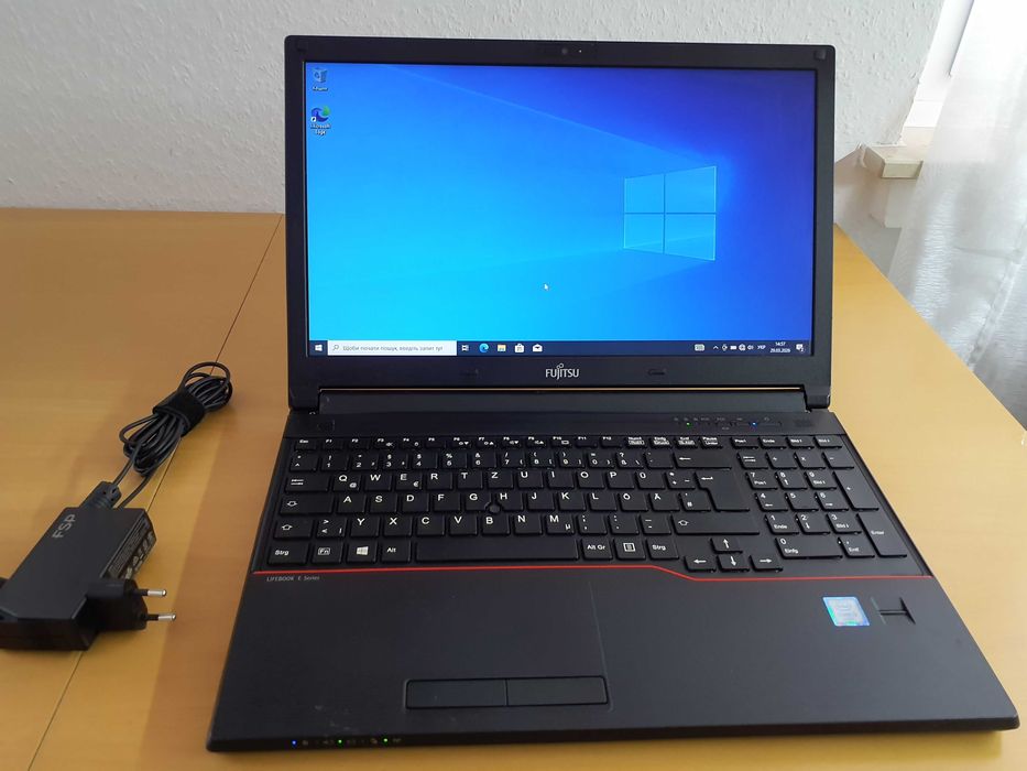 Продам німецький ноутбук Fujitsu Lifebook E556 i5-6200U, SSD 240gb, ram 12gb, 1366x768 TN