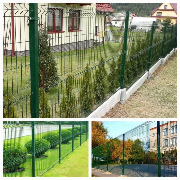 Ворота откатные,распашные.Забор из профнастила,штакета,сетка 3d.Без по