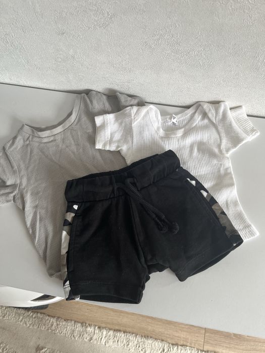 Набір одягу для хлопчика 3-6міс, шорти для хлопчика 62-68см, zara,next