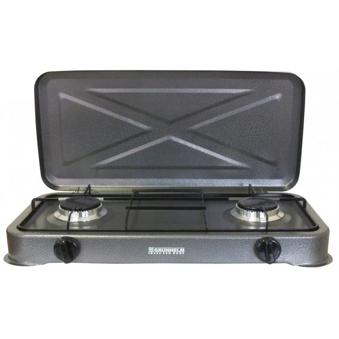 Газова Плита двухкомфорочна GRUNHELM