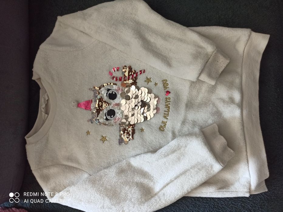 Bluza sweter swiateczny h&m 122/128