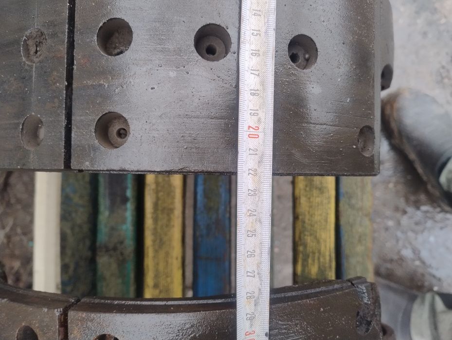 Гальмівні колодки з накладками MAN F90 F2000 барабани