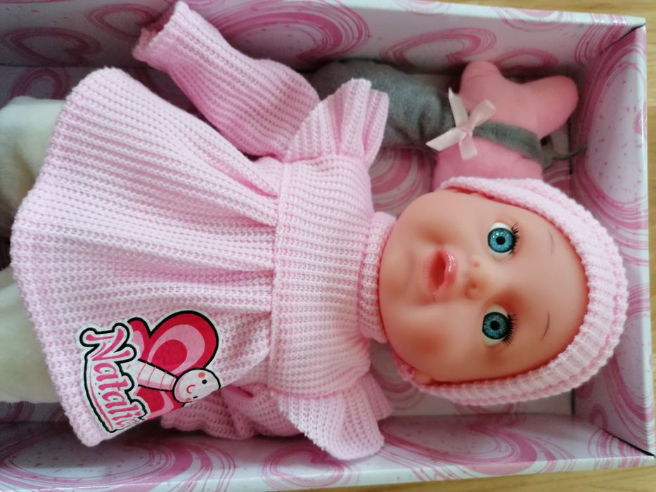 Lalka Natalia bobas z motylkiem zabawką