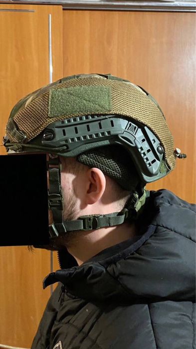 Каска безвуха тактична Ukrarmour