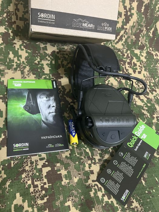Активні навушники Sordin Supreme T2 Headband, оригінал Швеція‼️