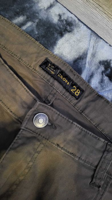 Spodnie męskie khaki 28 cropp