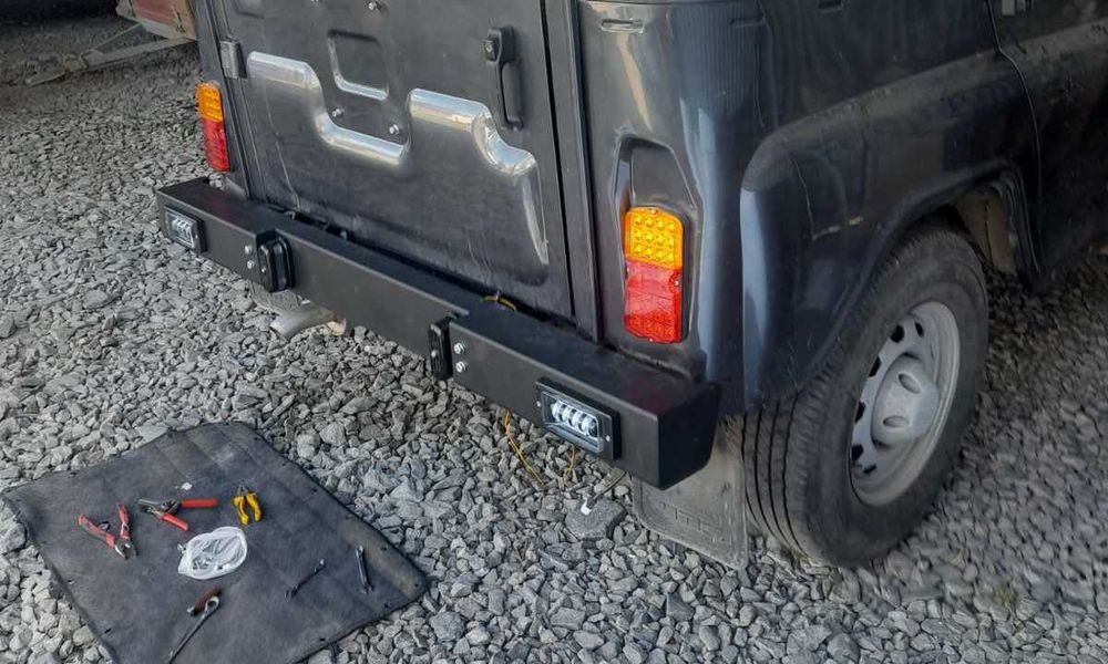 Силові бампери (перед, зад) на УАЗ-469, Хантер