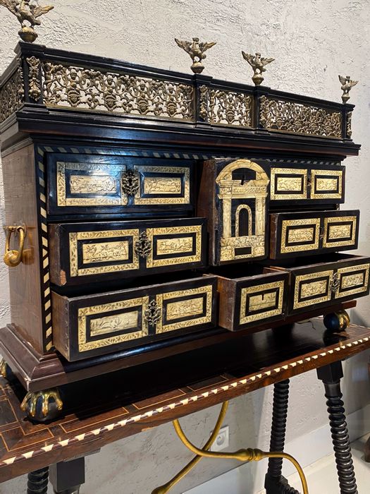 Kolekcjonerski unikatowy Kabinet barokowy XVII dzielo sztuki