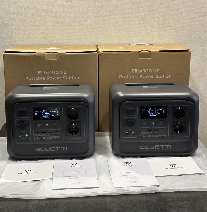 Зарядная станция Bluetti Elite 100 V2, (Гарантія) 1800 Вт, 1024 Вт*ч