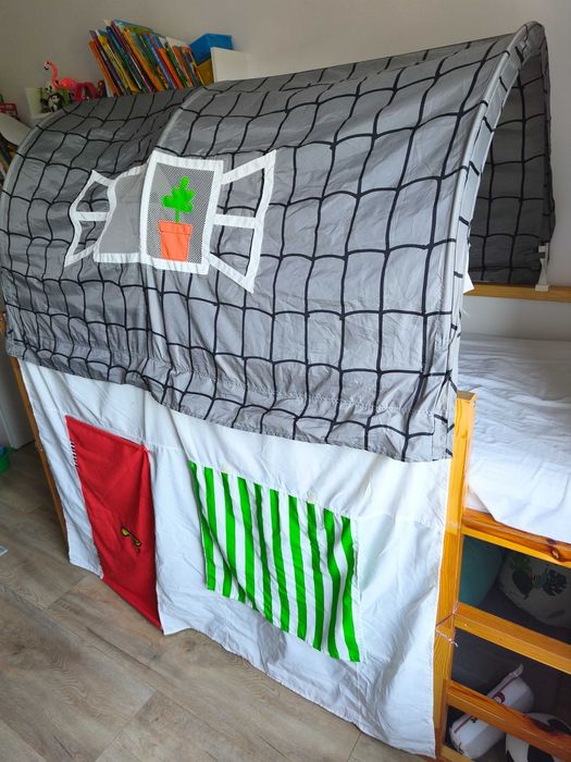 Baldachim Ikea KURA / SPRAWNY / składany domek krokodyla / łóżko łóżka / DARMOWA DOSTAWA