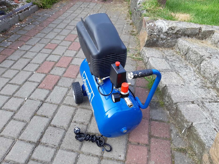 Kompresor Bezolejowy Scheppach 24 Litry 8 bar 1100 Watt