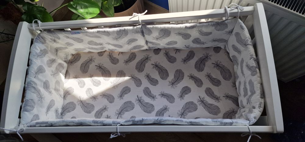 Łóżeczko dziecięce kołyska płozy 90x40
