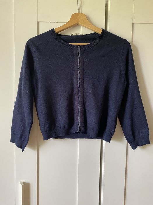 Wełniane eleganckie bolerko sweter z wełny premium Boden m/l