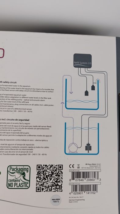 Aqua Medic Refill System 2.0 automatyczna dolewka wody do akwarium, ATO