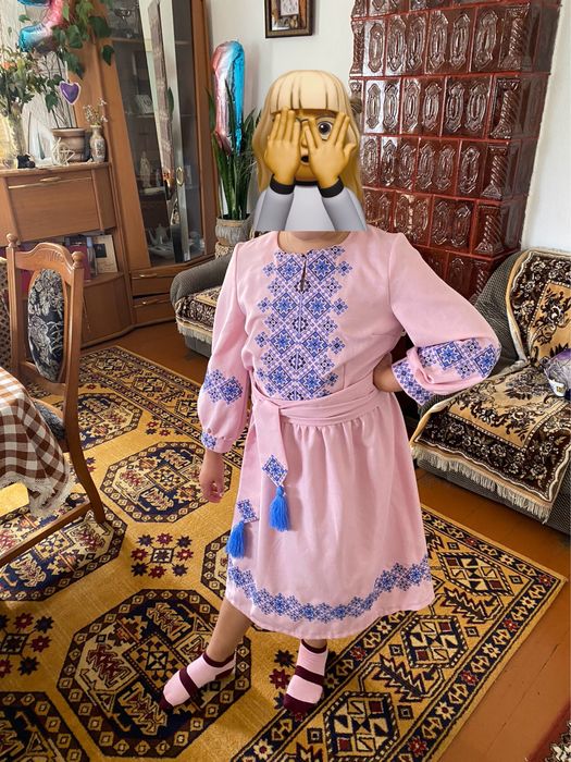 Вишите плаття підліткове