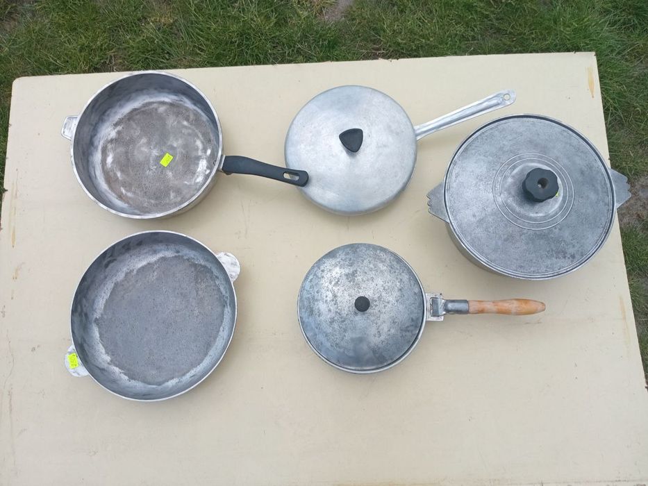 Посуд Алюміній часів СССР чайники,казанки,баняки,походные котелки