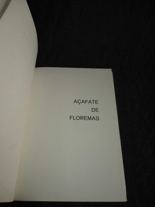 Livro Açafate de Floremas António Cruz Autografado