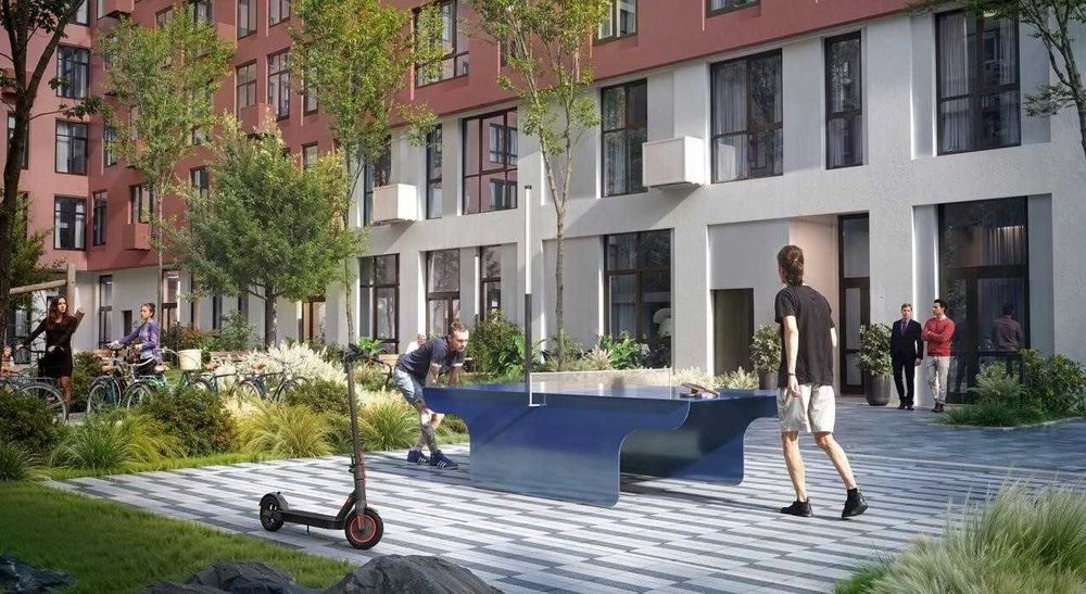 Квартира 51.8 м² з кухнею-вітальнею та окремою спальнею