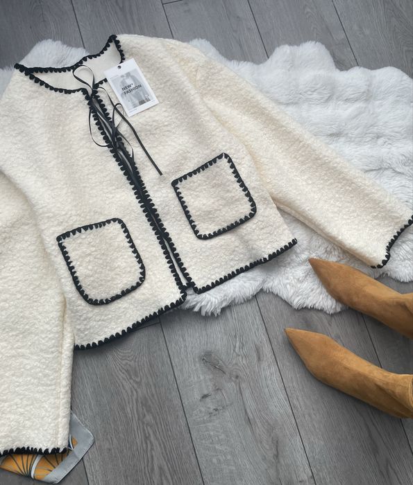 куртка піджак кардиган тедді букле