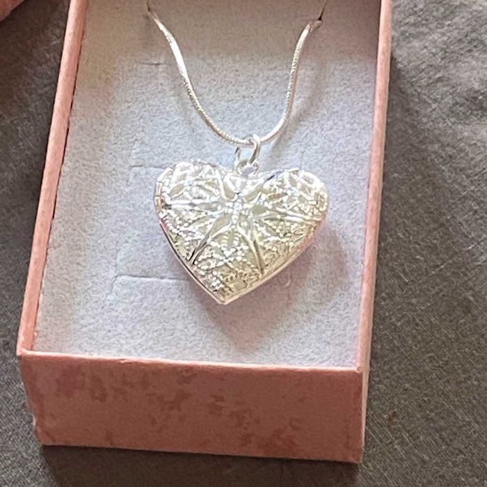 925 srebro ramka na zdjęcia naszyjnik